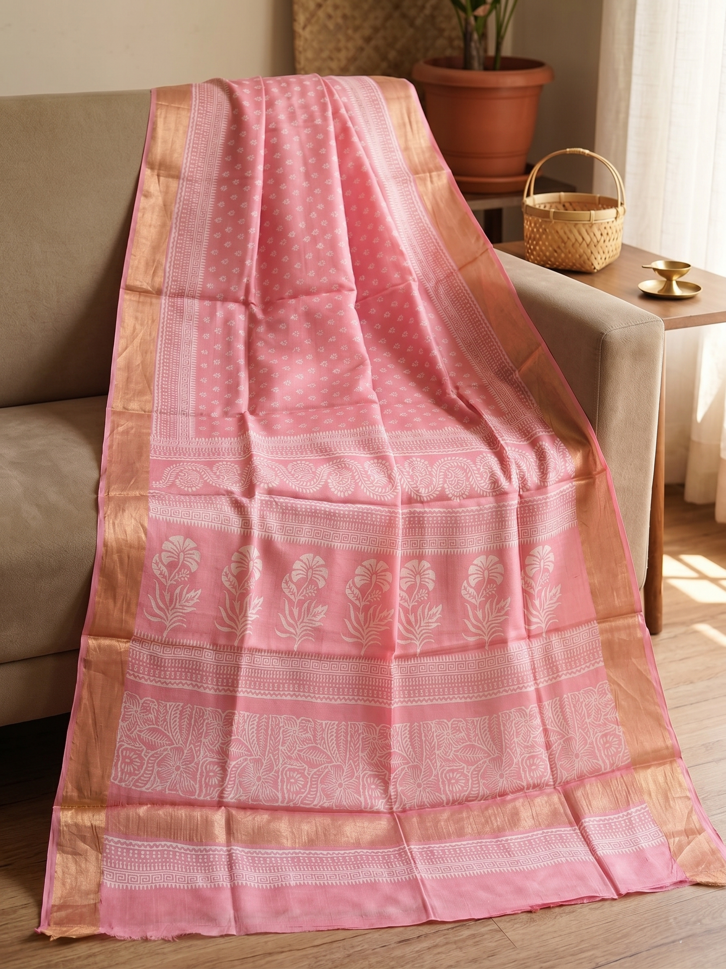 Tussar Print