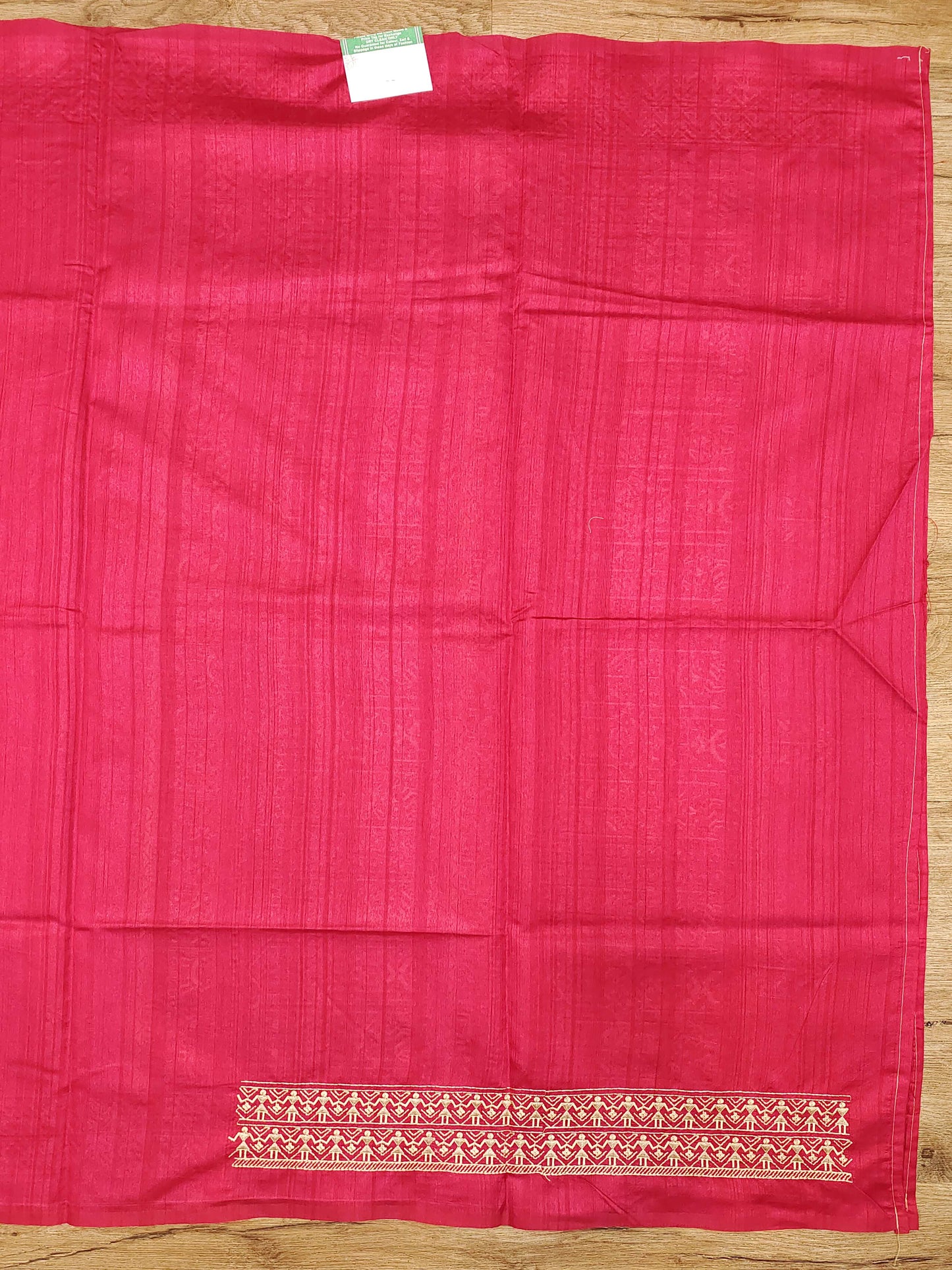 Embroidery on Blend Tussar Silk
