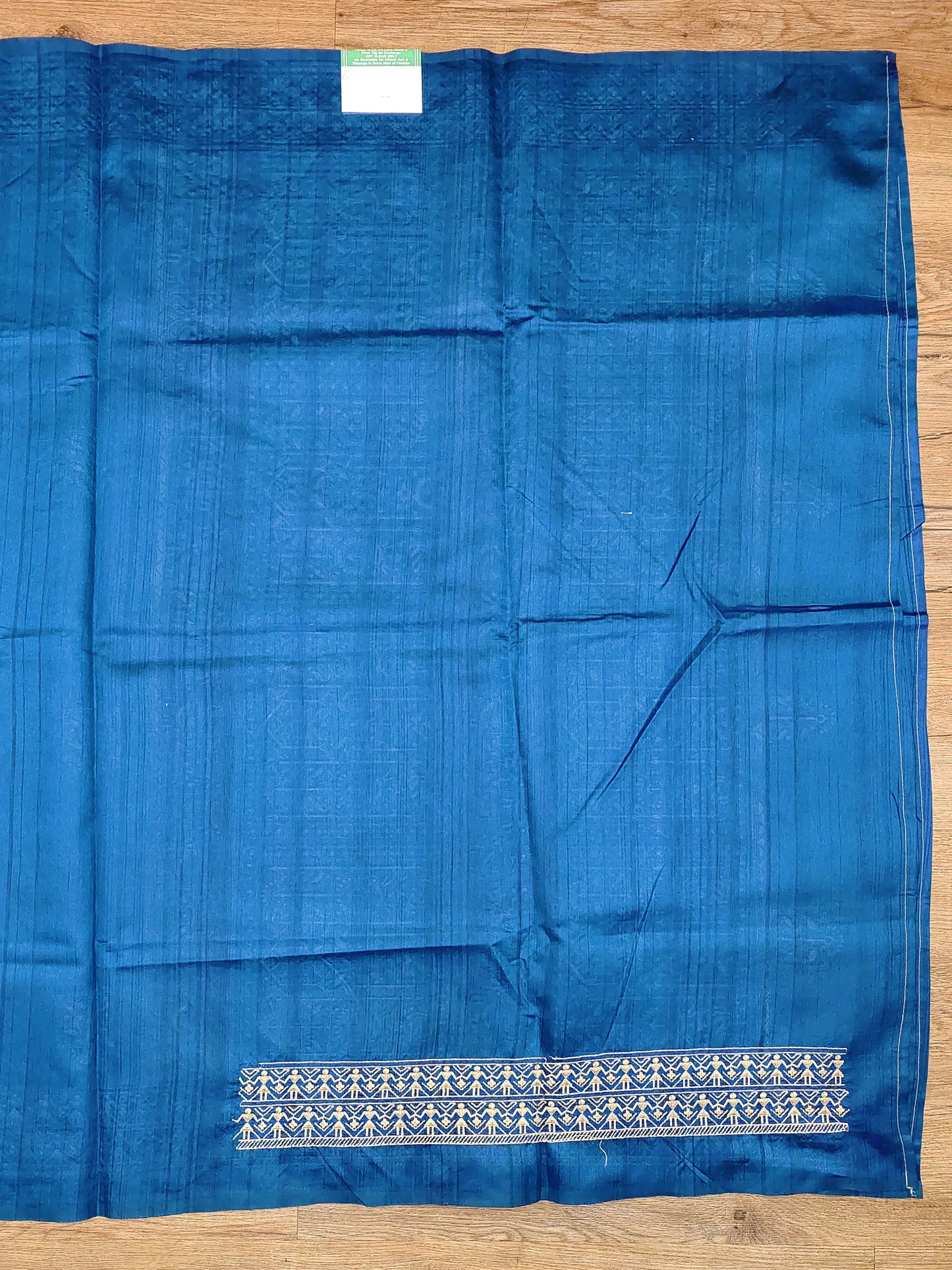 Embroidery on Blend Tussar Silk
