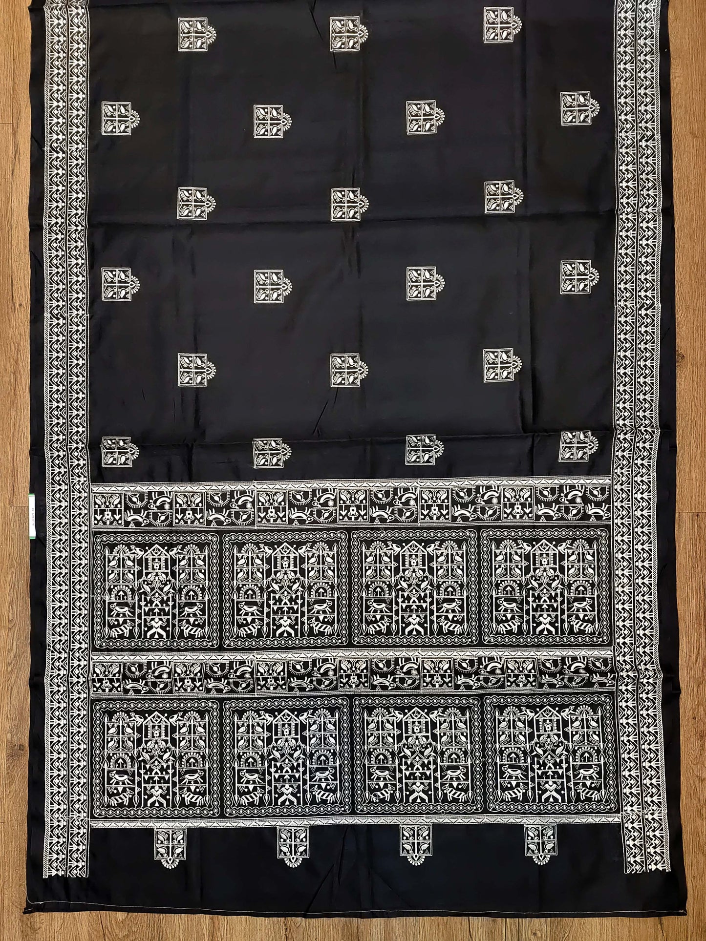 Embroidery on Blend Tussar Silk