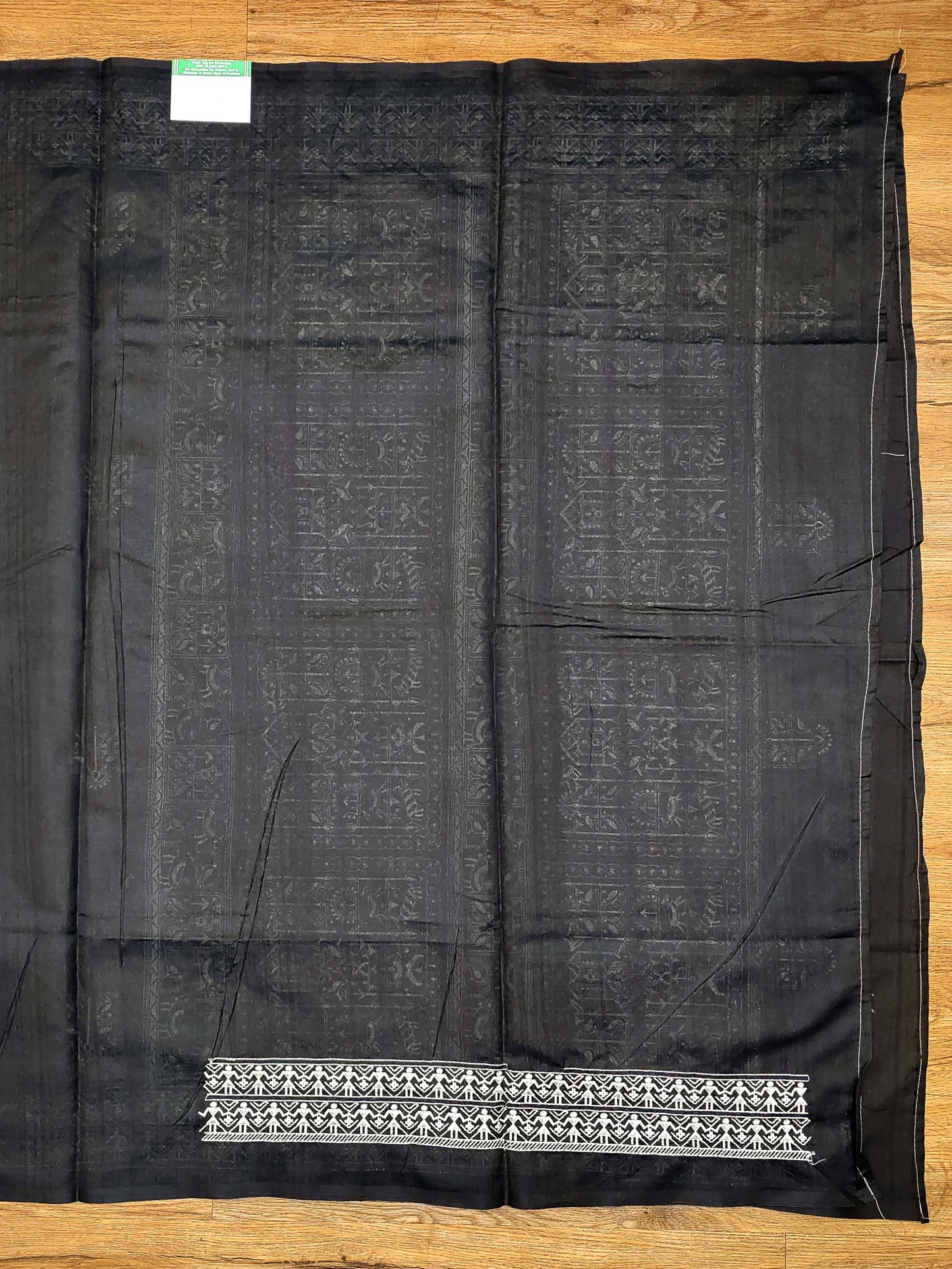 Embroidery on Blend Tussar Silk