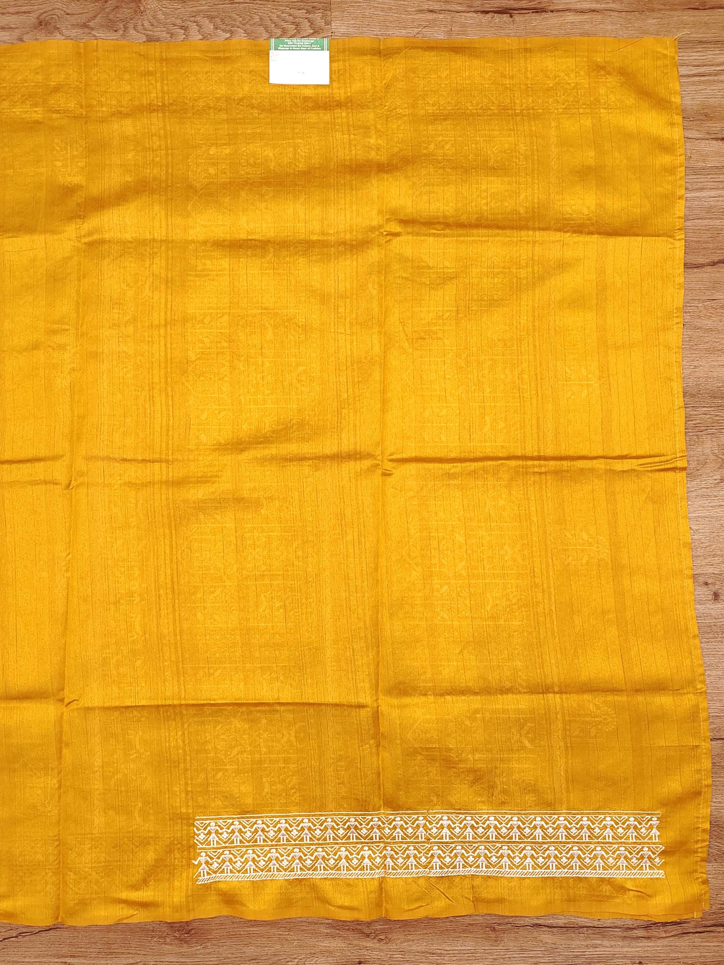 Embroidery on Blend Tussar Silk