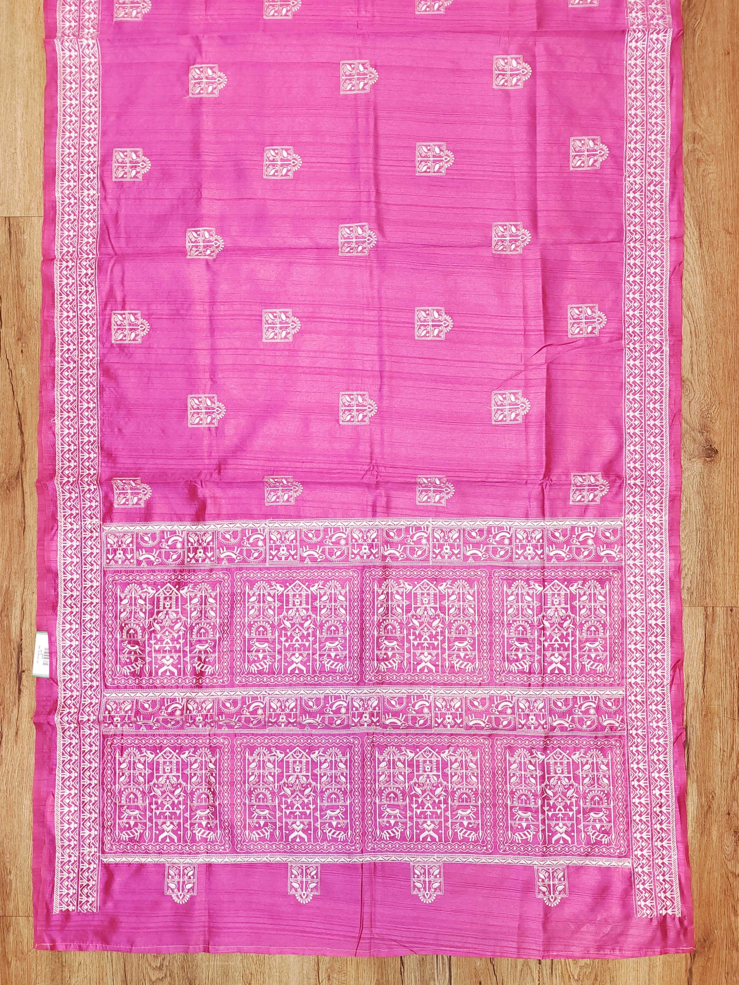 Embroidery on Blend Tussar Silk