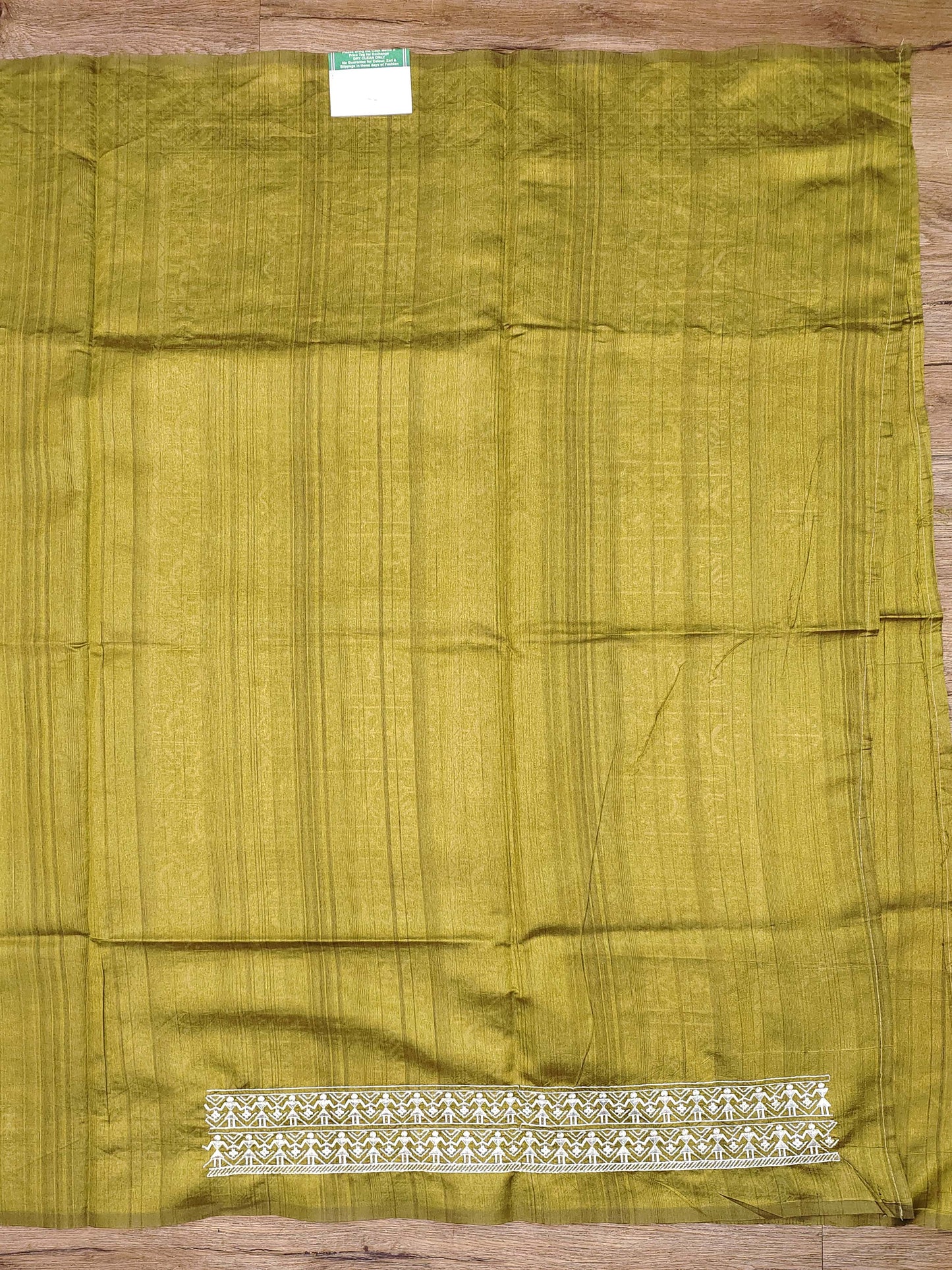 Embroidery on Blend Tussar Silk