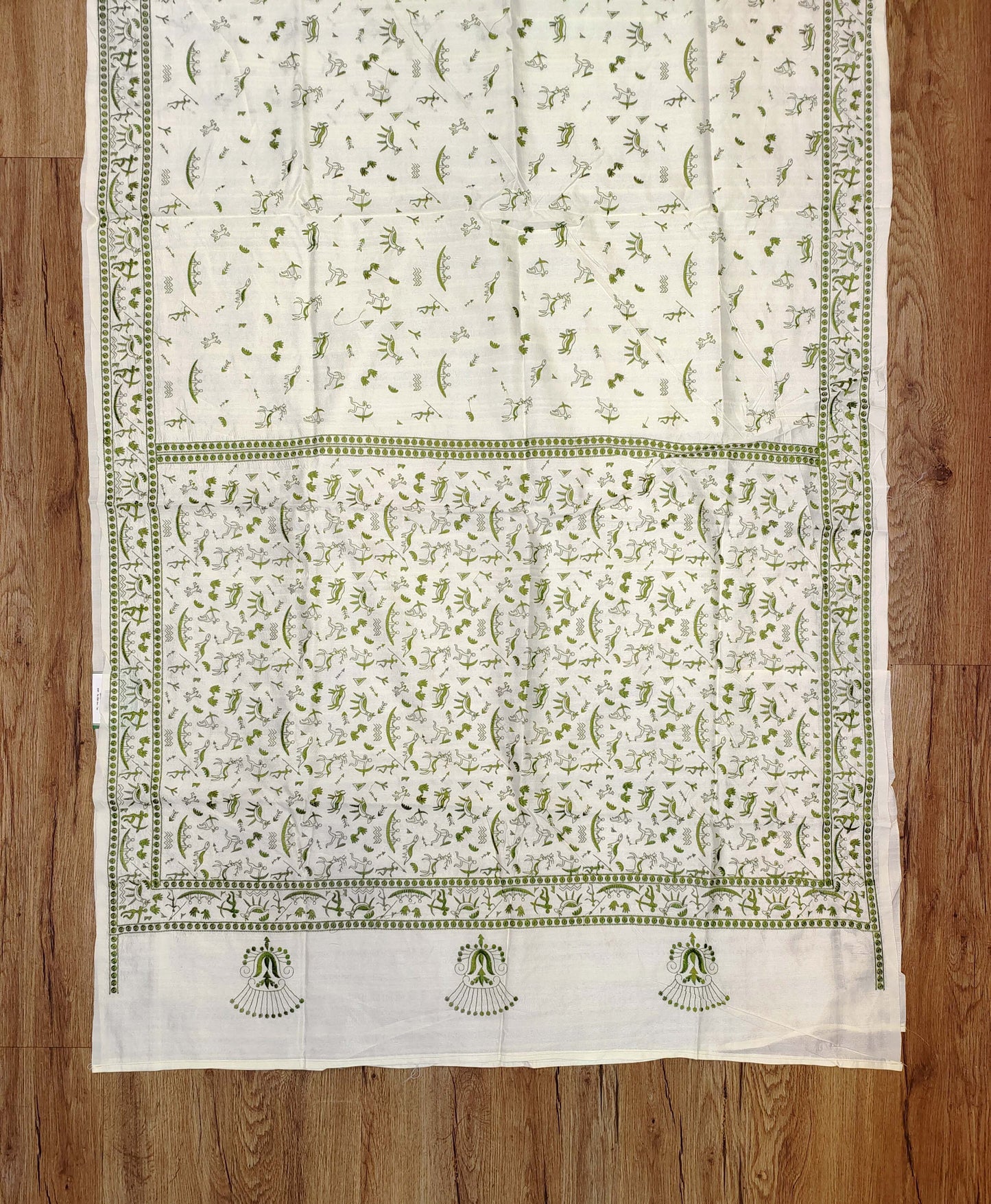 Embroidery on Blend Tussar Silk