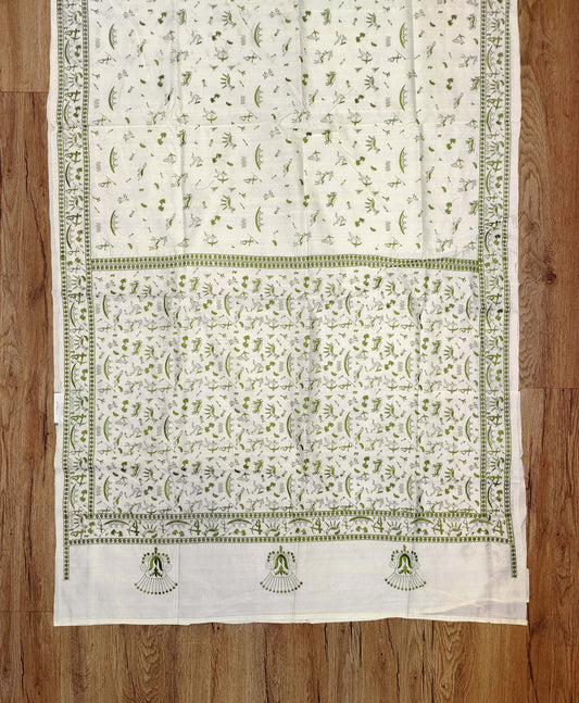 Embroidery on Blend Tussar Silk