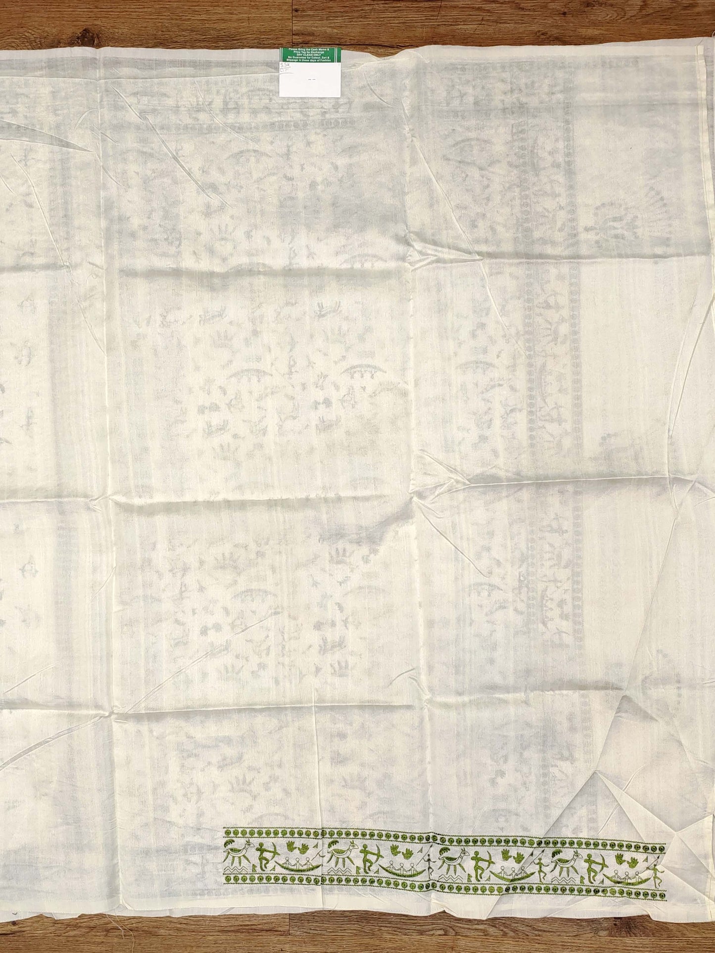 Embroidery on Blend Tussar Silk