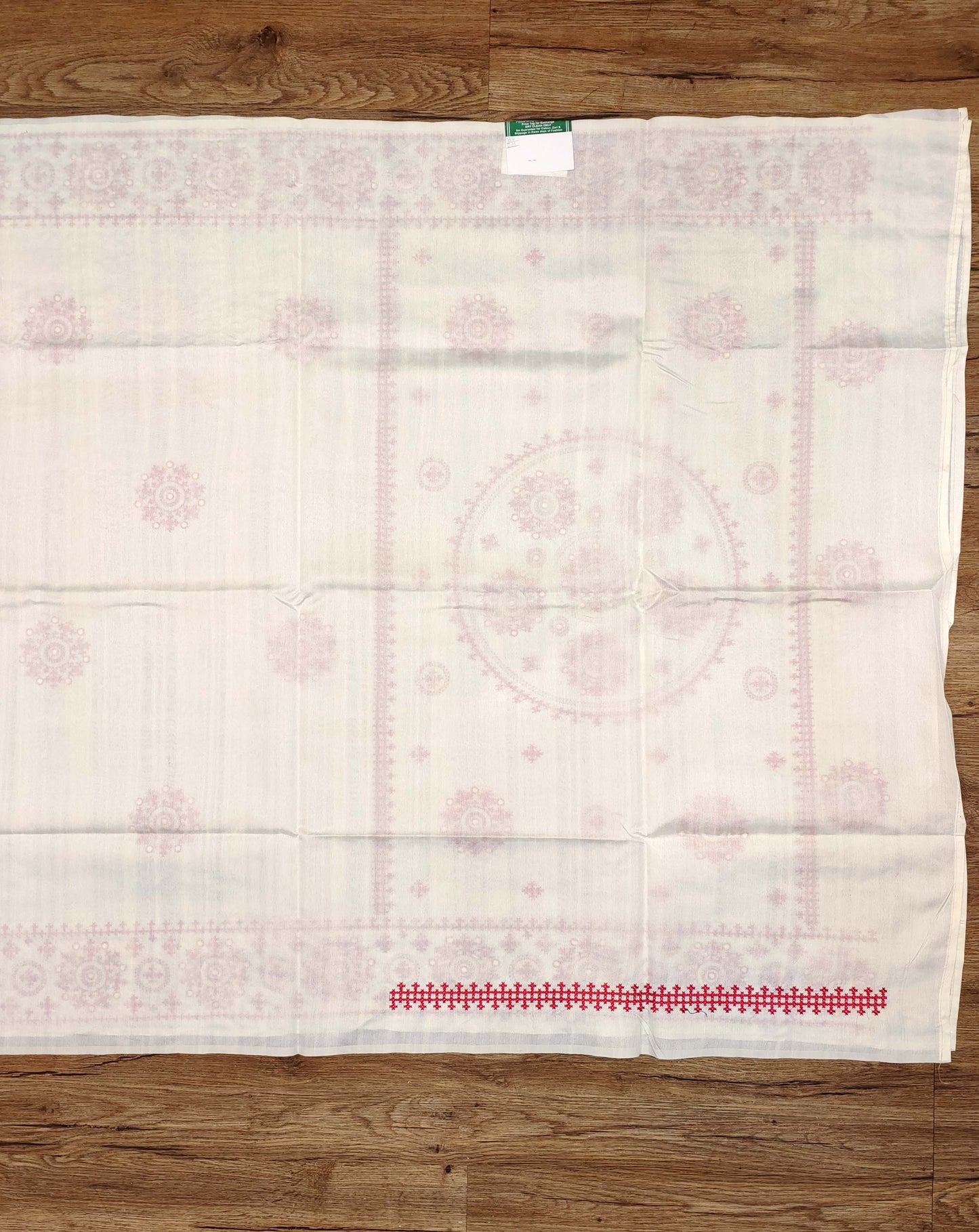 Embroidery on Blend Tussar Silk