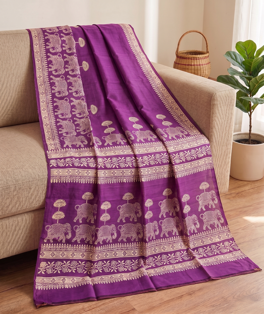Bishnupuri Silk Print