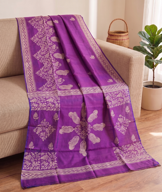 Bishnupuri Silk Print