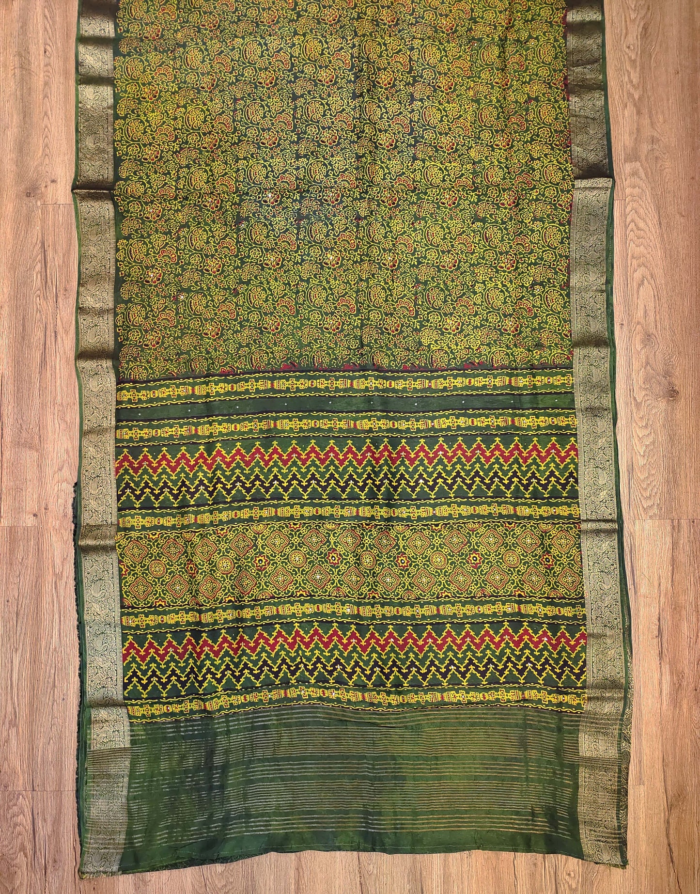 Ajrak Print on Viscose