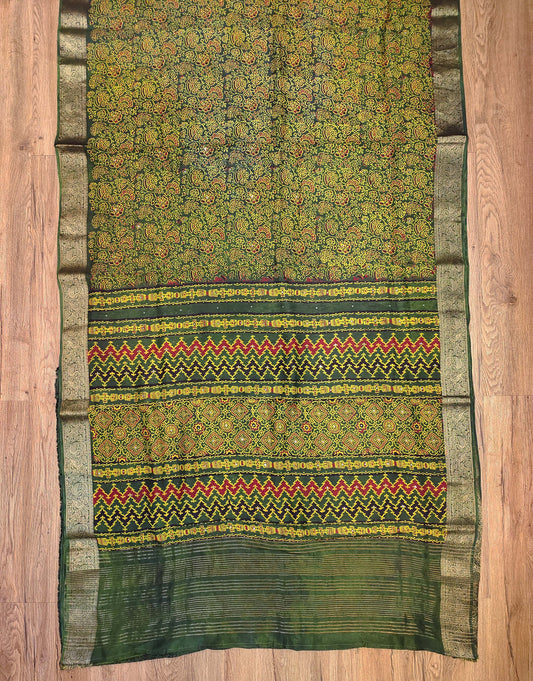 Ajrak Print on Viscose