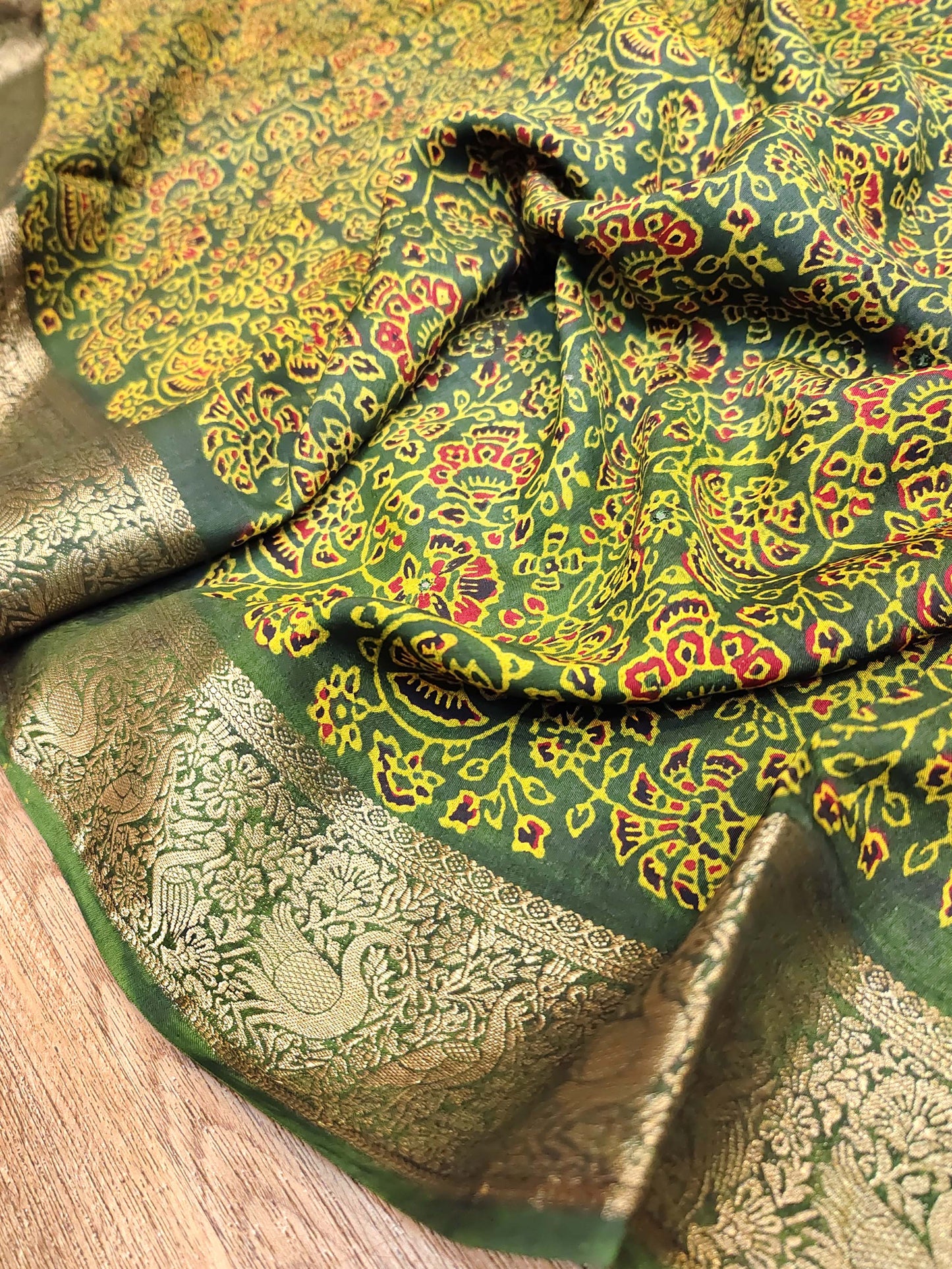 Ajrak Print on Viscose