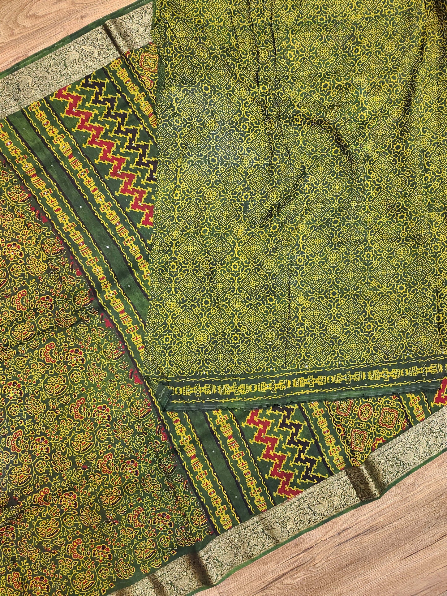 Ajrak Print on Viscose