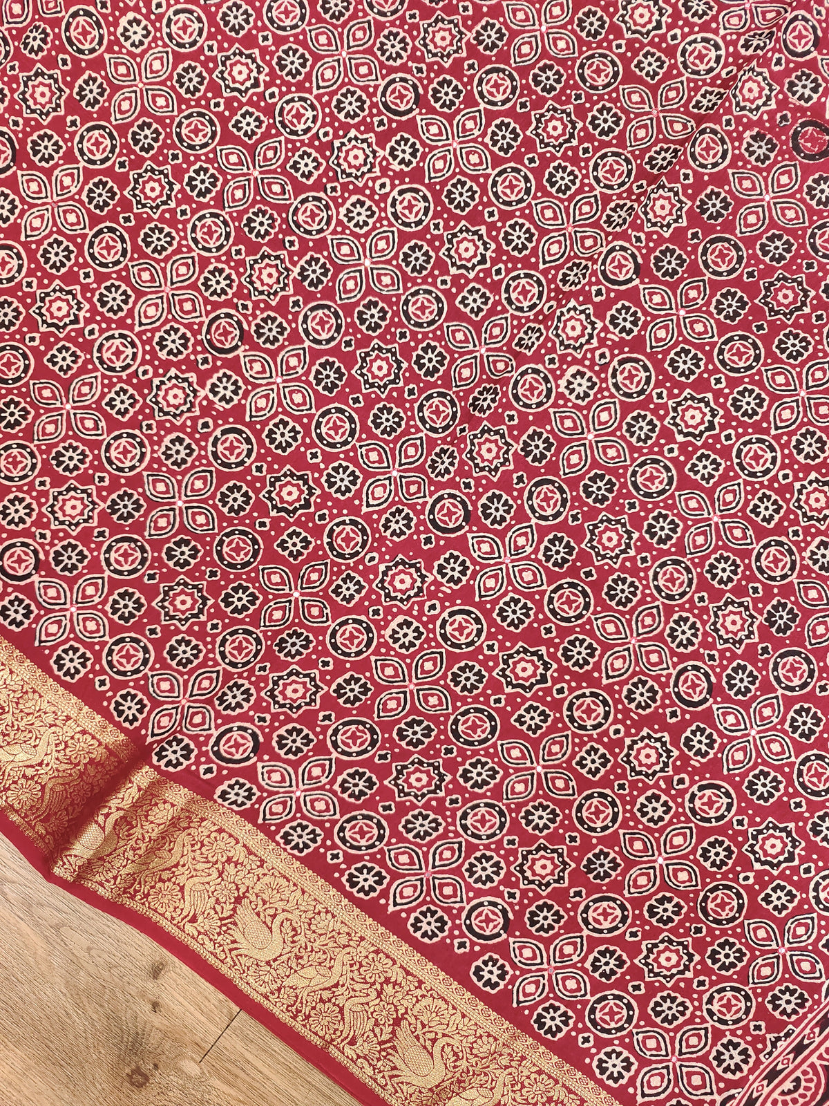 Ajrak Print on Viscose