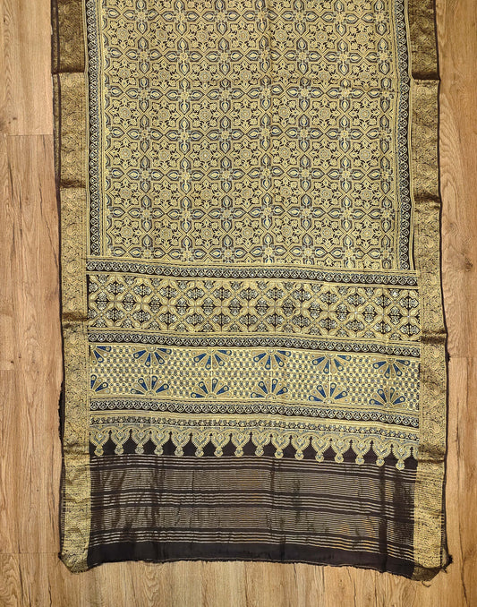 Ajrak Print on Viscose