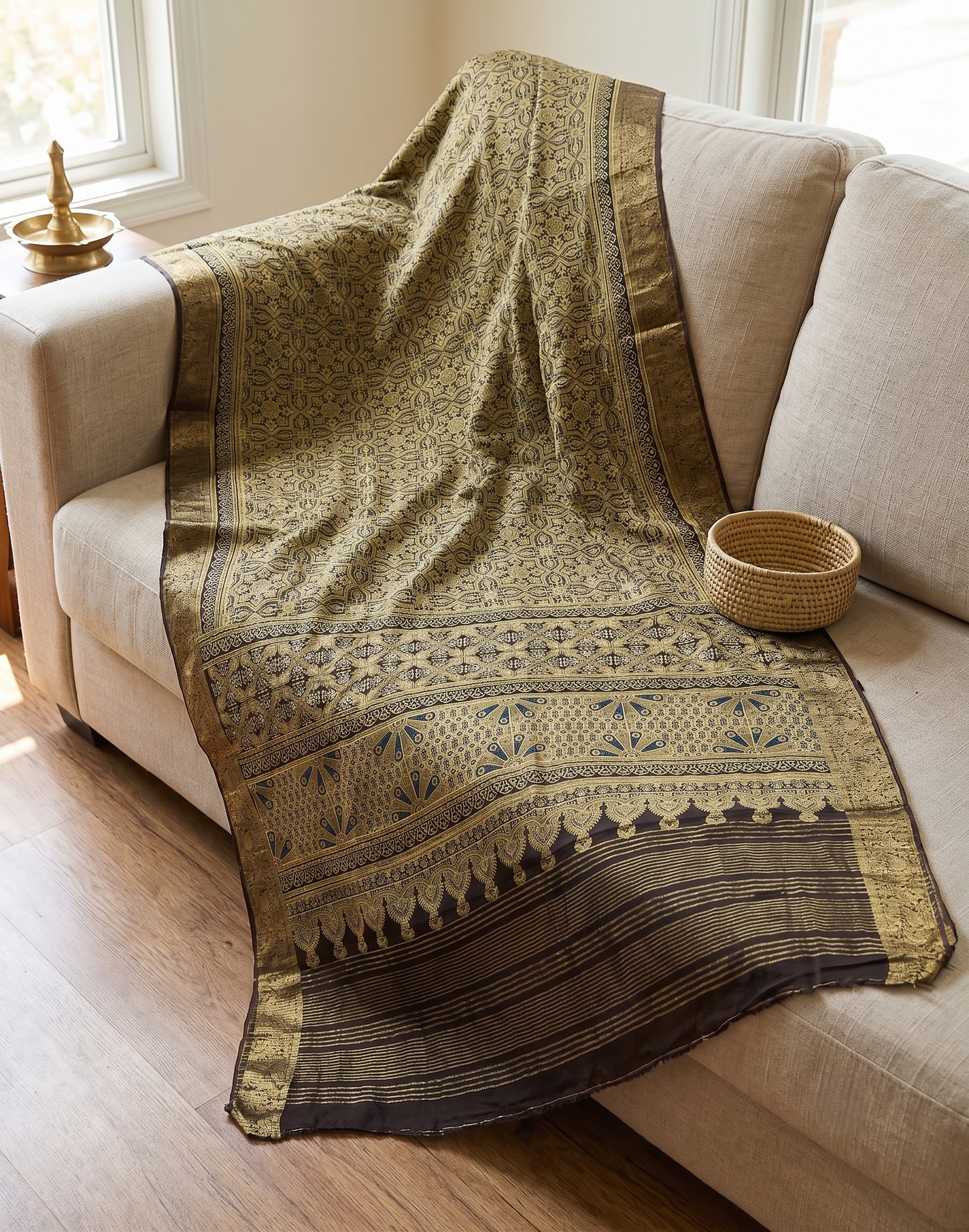 Ajrak Print on Viscose