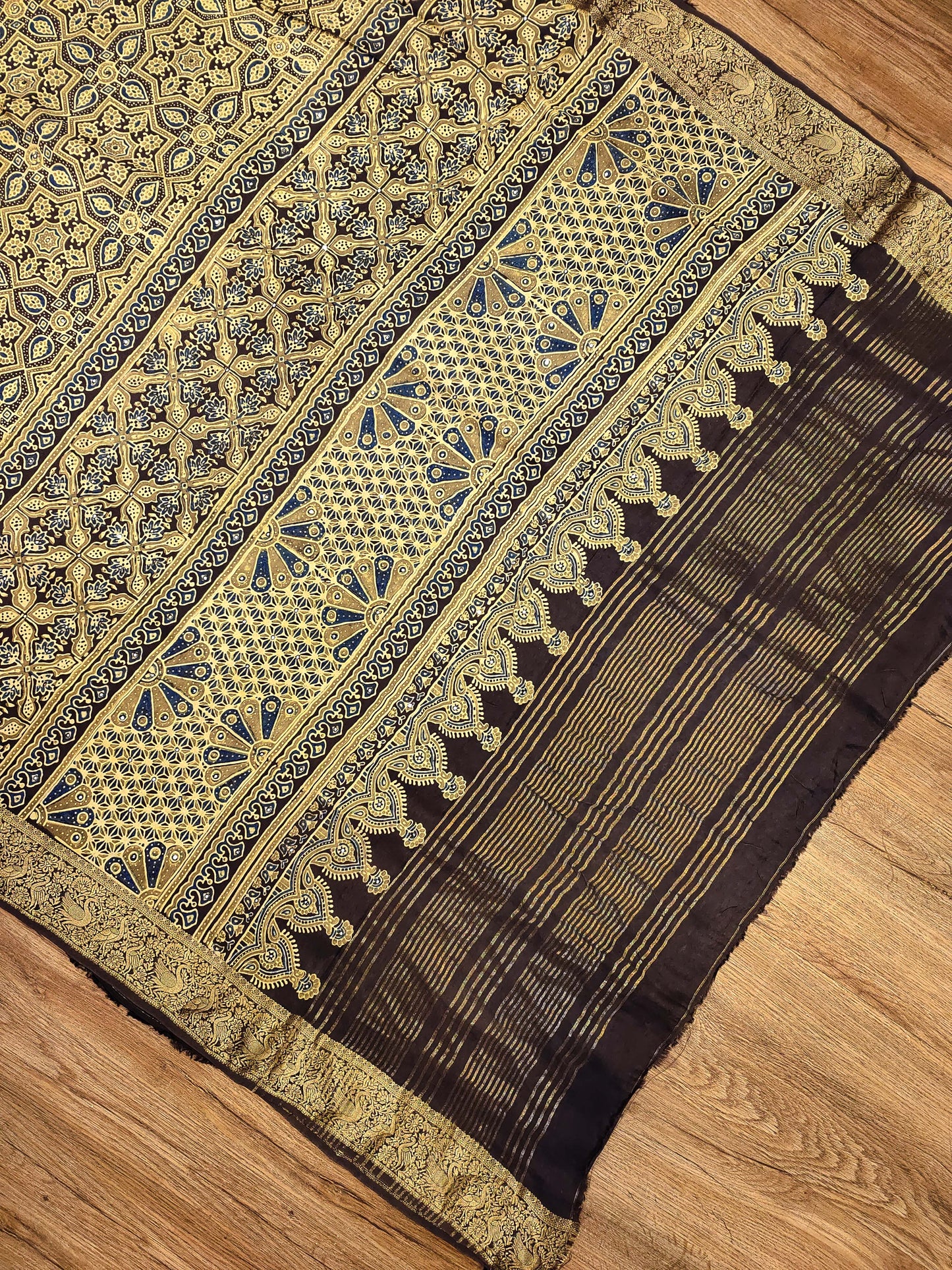 Ajrak Print on Viscose