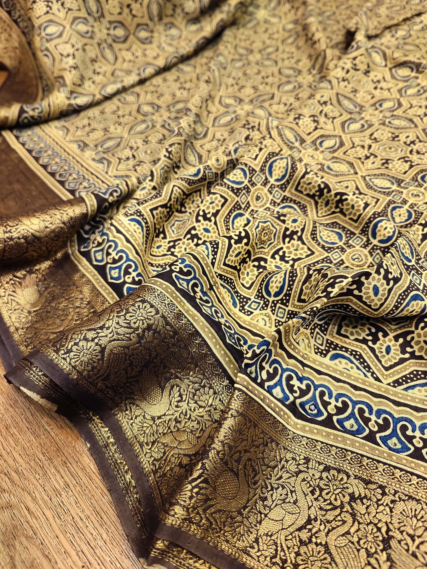 Ajrak Print on Viscose