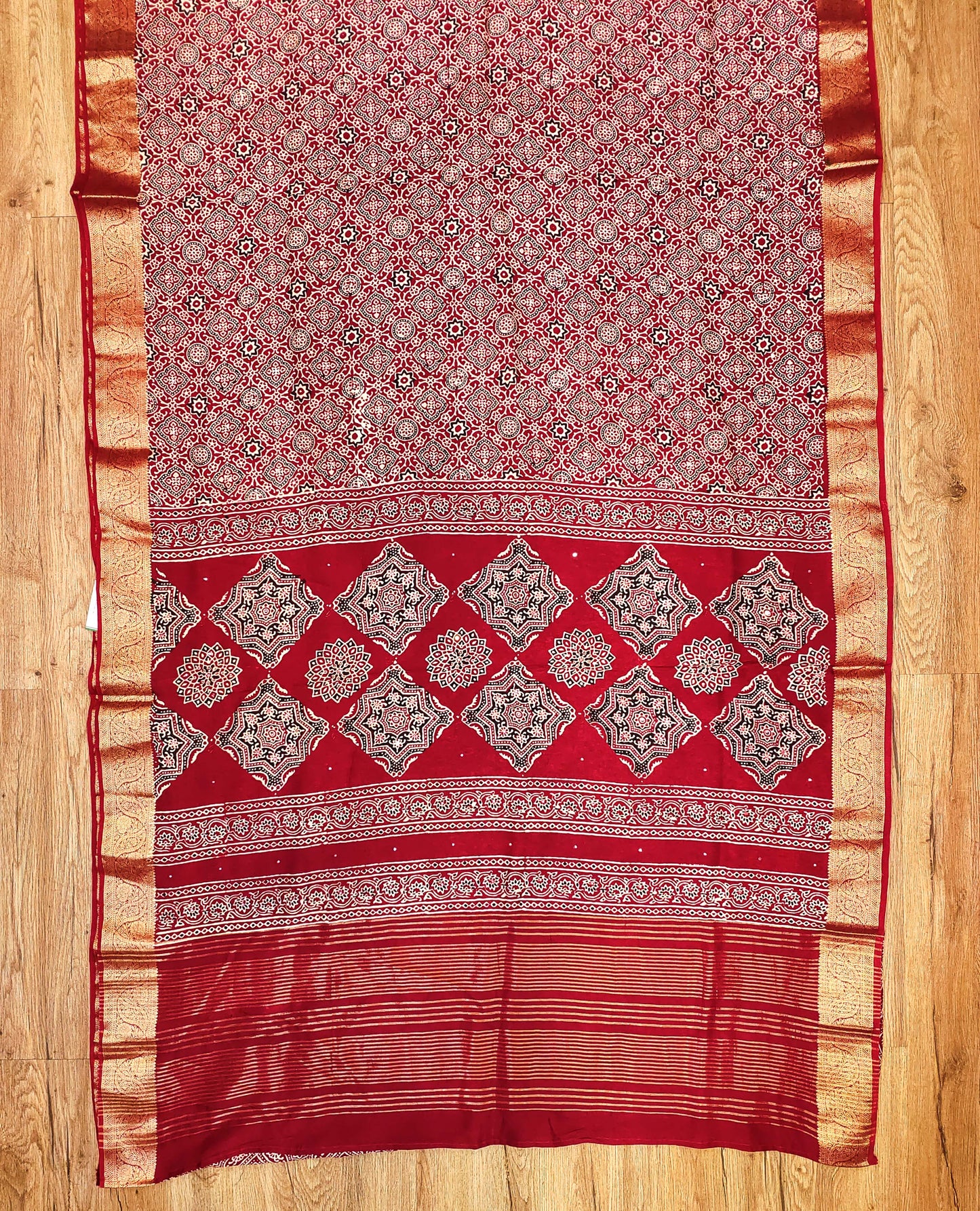 Ajrak Print on Viscose