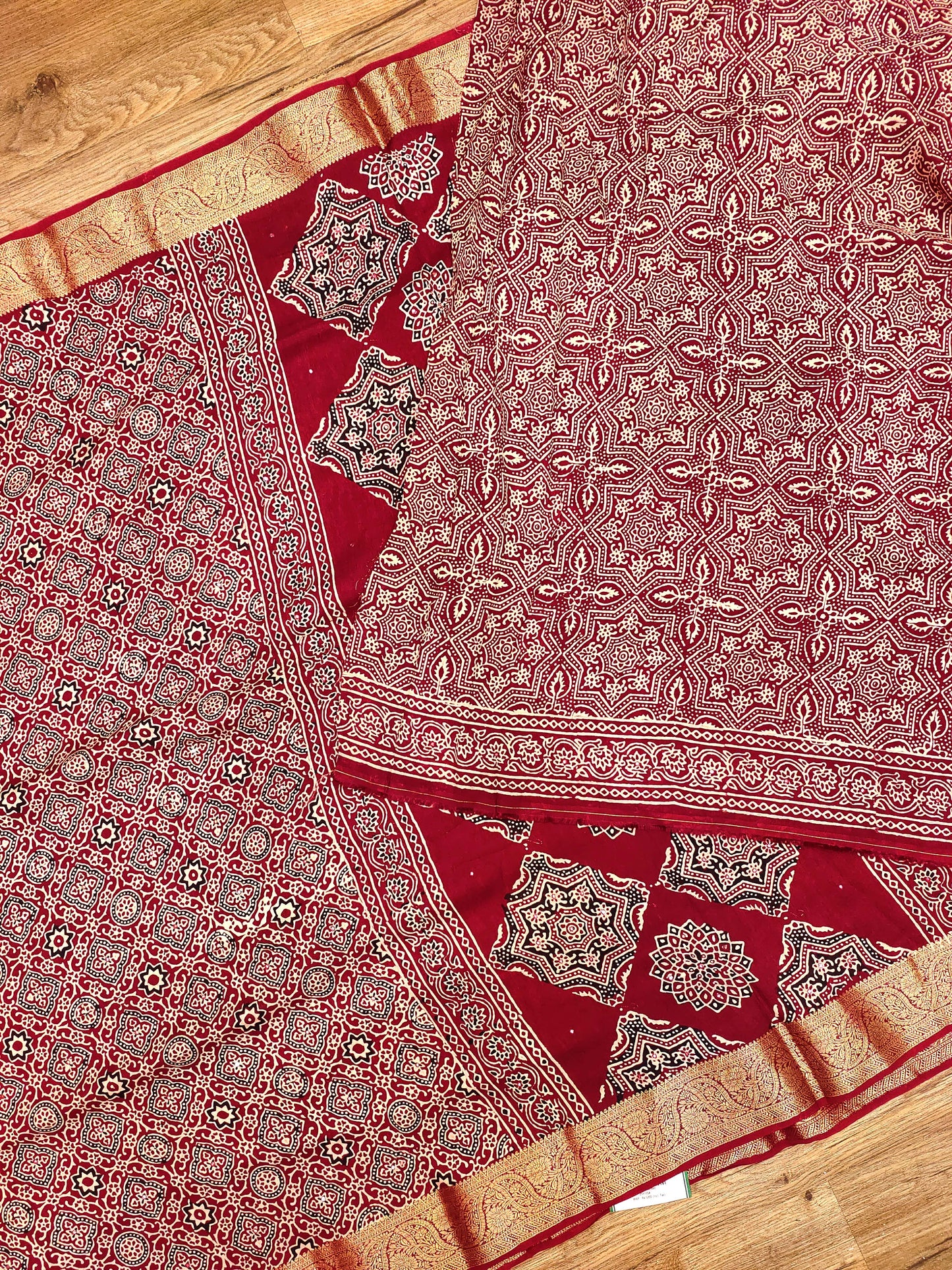 Ajrak Print on Viscose