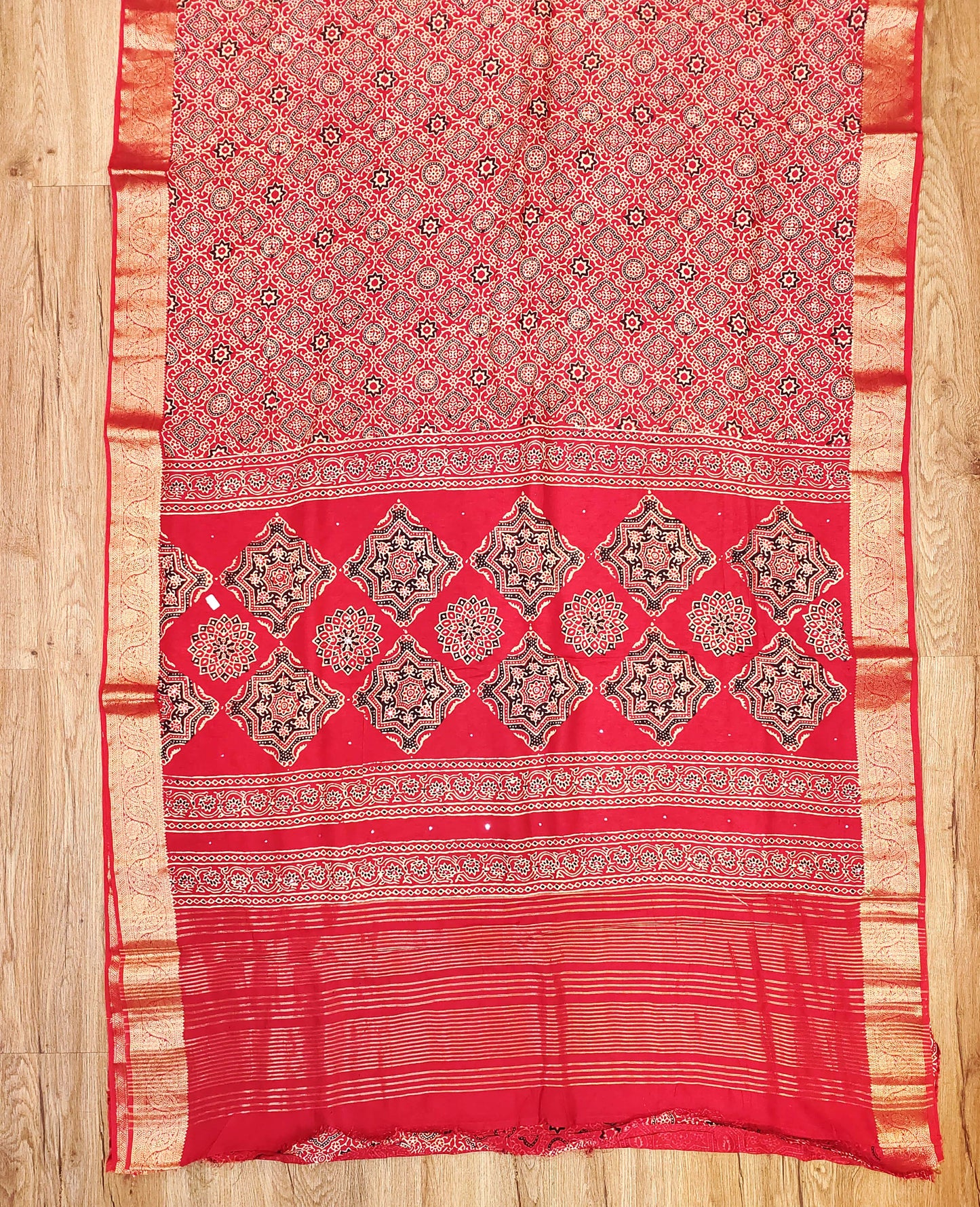 Ajrak Print on Viscose