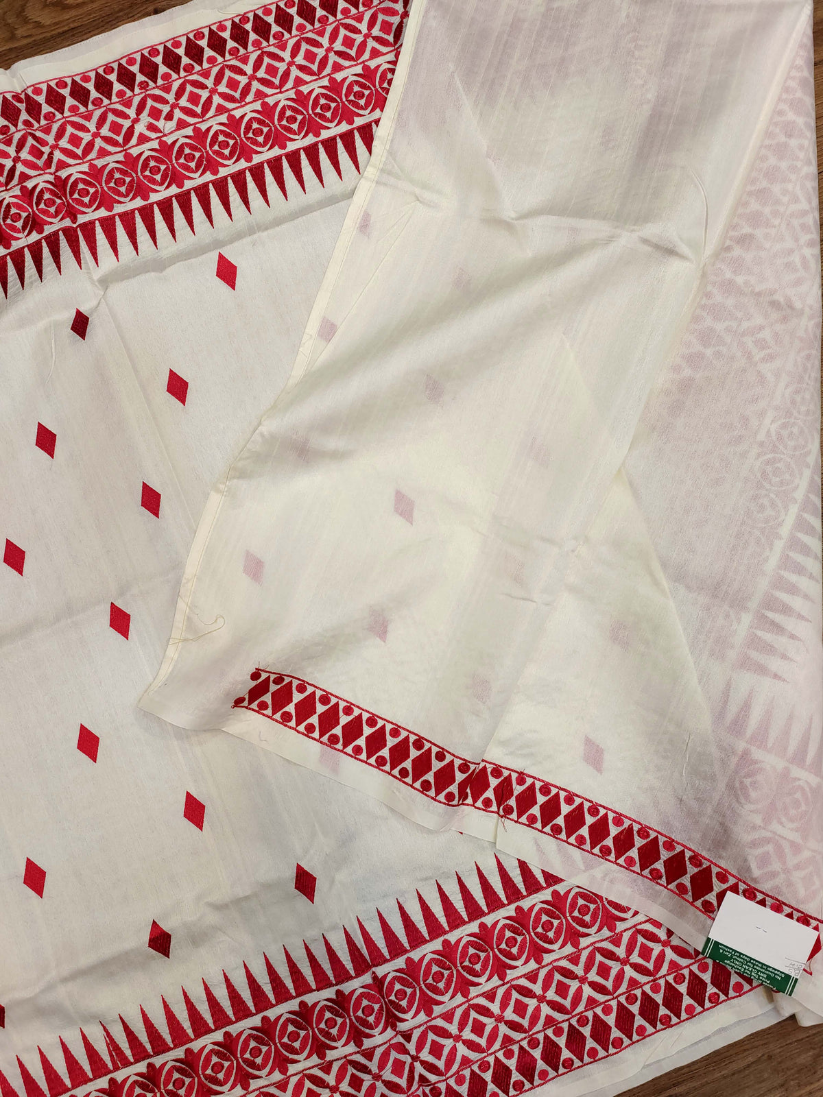 Embroidery on Semi silk