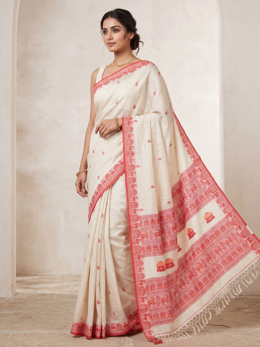 Handloom Tussar