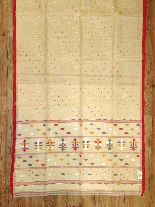 Cotton Tussar Jamdani