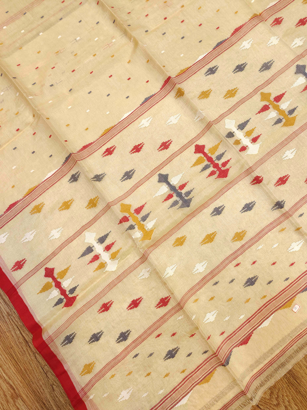 Cotton Tussar Jamdani