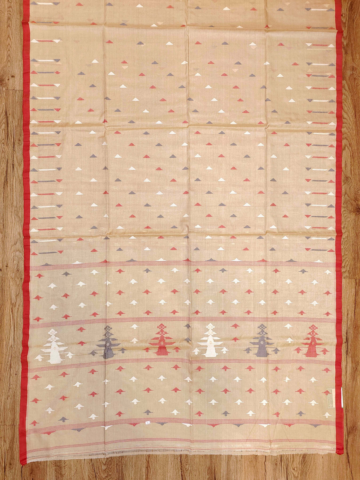 Cotton Tussar Jamdani