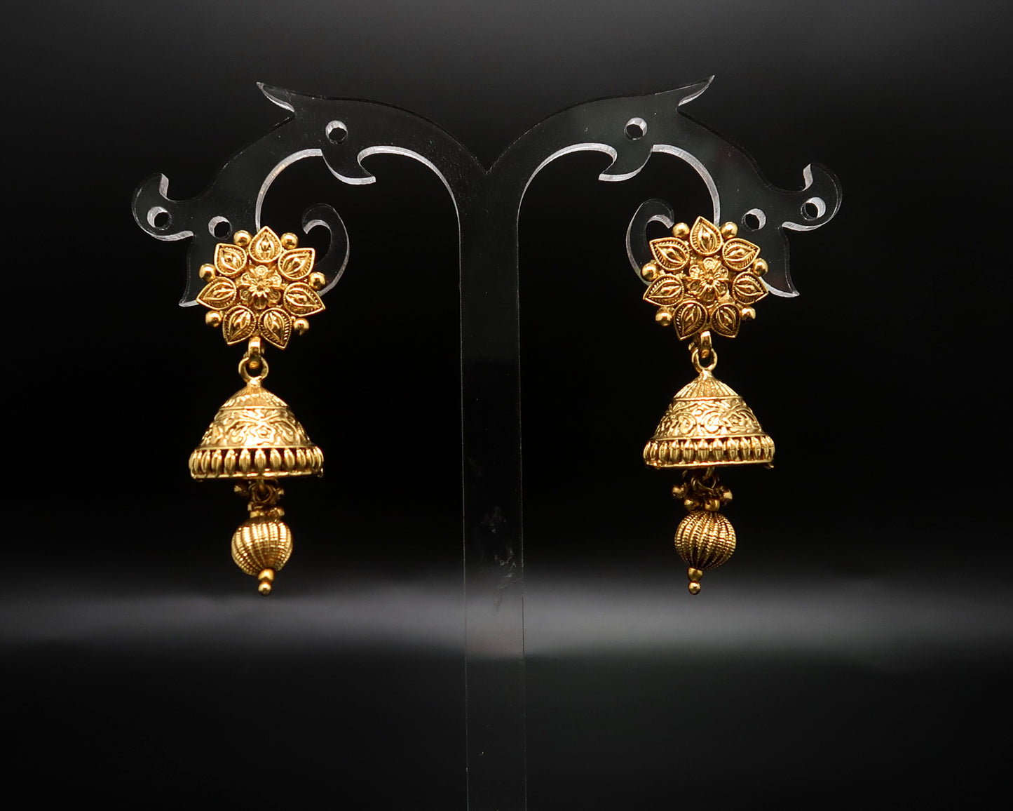 Antique Temple Floral Necklace Set