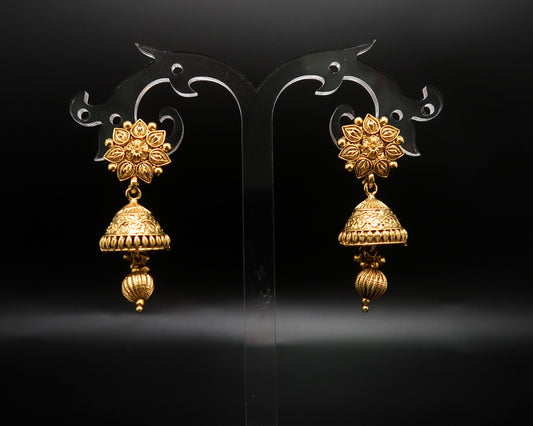 Antique Temple Floral Necklace Set