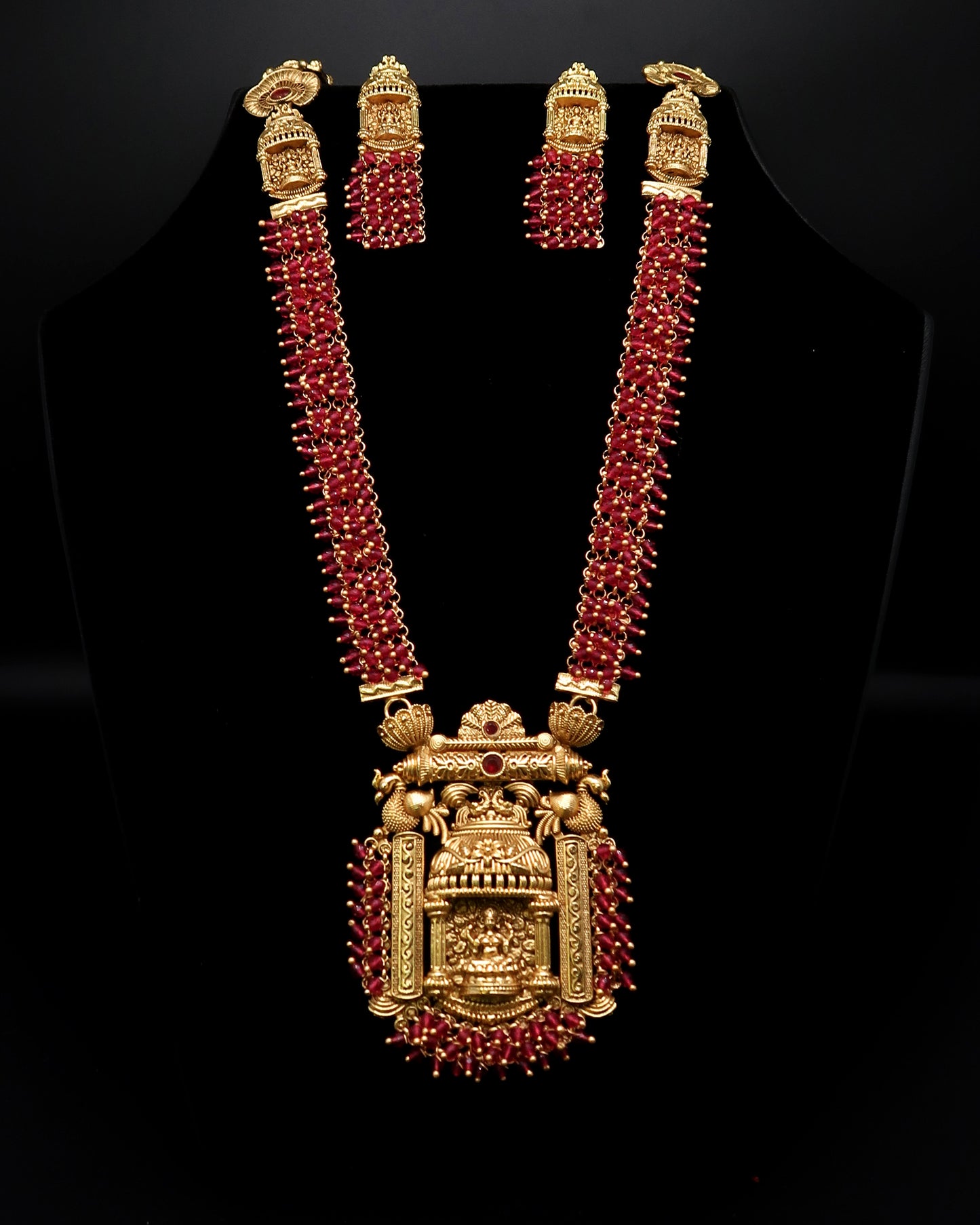 Antique Temple Long Pendant Set