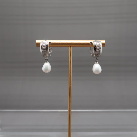 Pearl Hoops