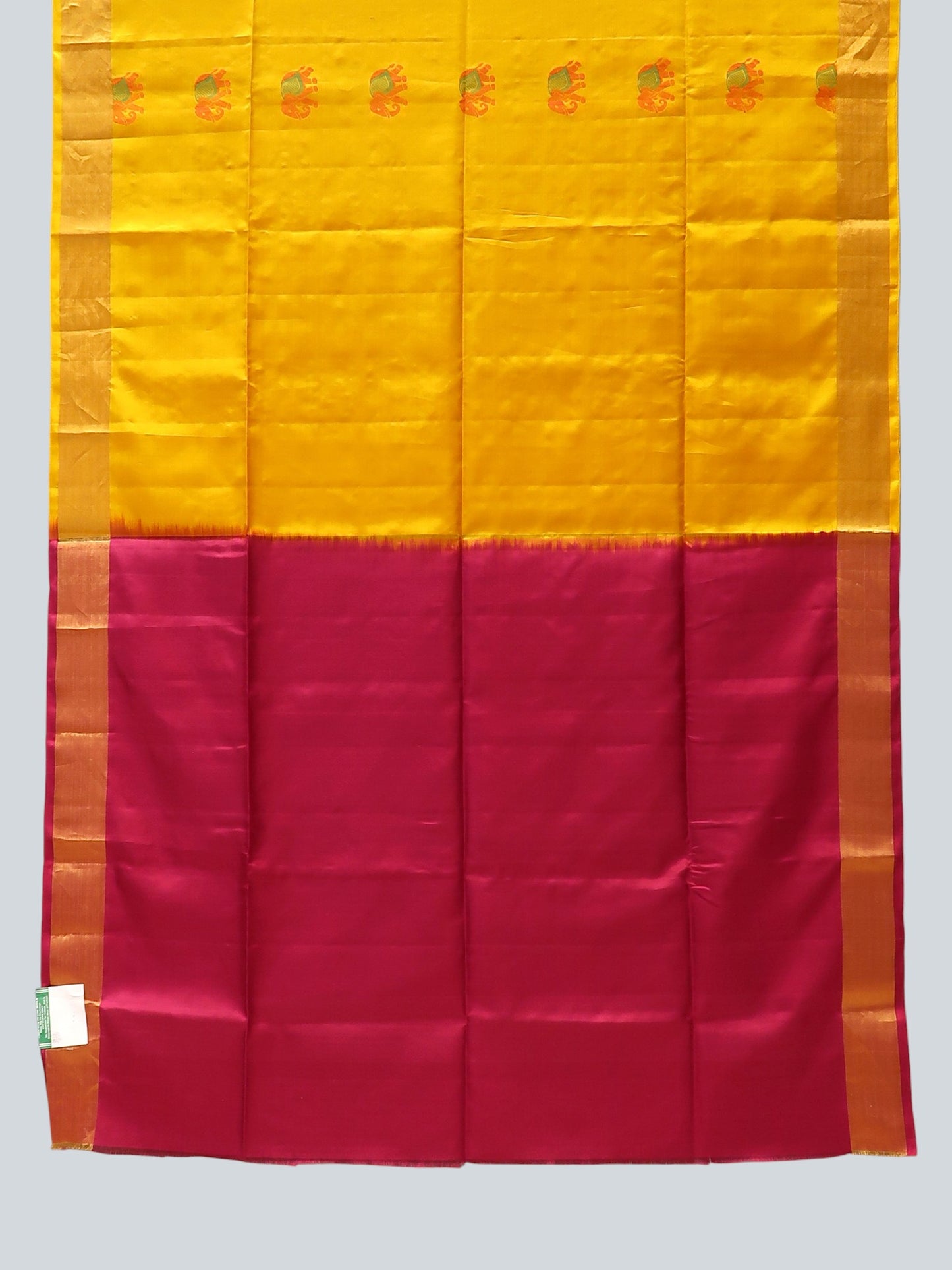 Pure Kovai Silk Saree with Elephant Motif Pallu