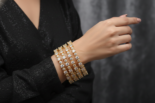 Dual Stone Tennis Bracelet