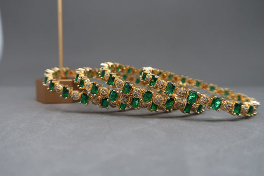 Emerald Cluster Luxe Bracelet
