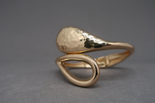 Hammered Gold Statement Cuff