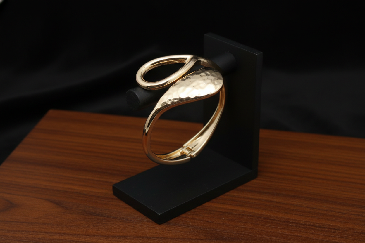 Hammered Gold Statement Cuff