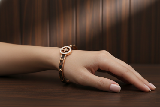 Petite Floral Charm Bracelet