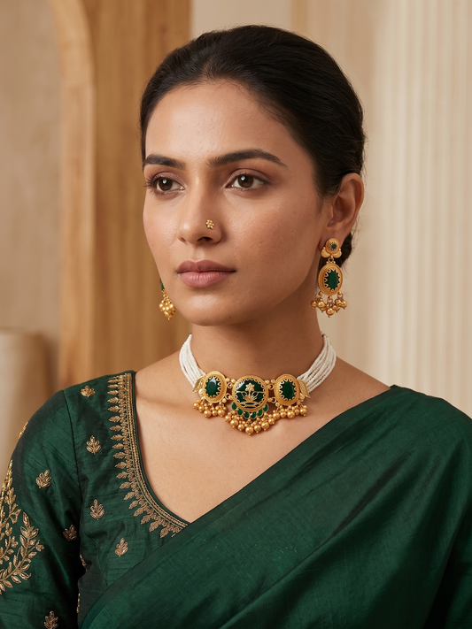 Rajsi Emerald Haar