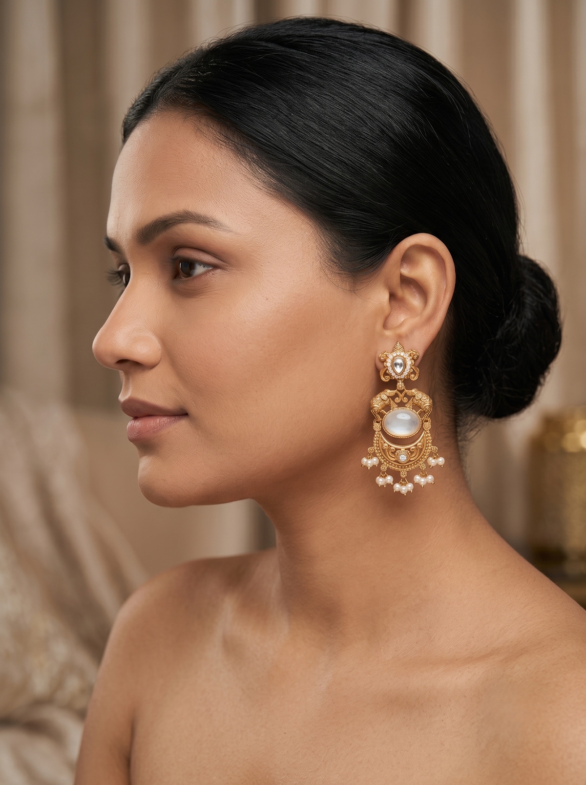 Rajsi Gajmukhi Earrings