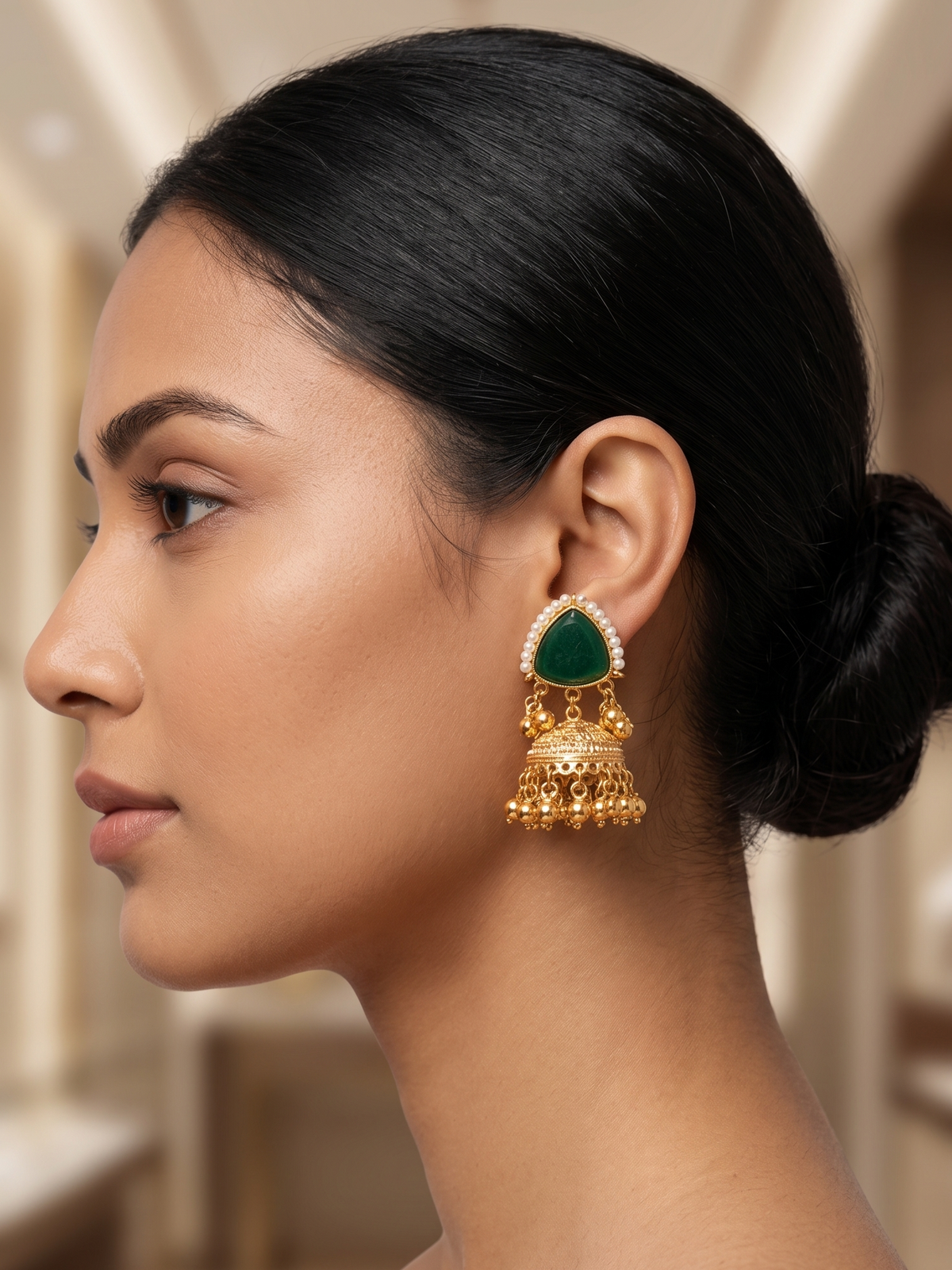 Rajsi Harit Jhumka