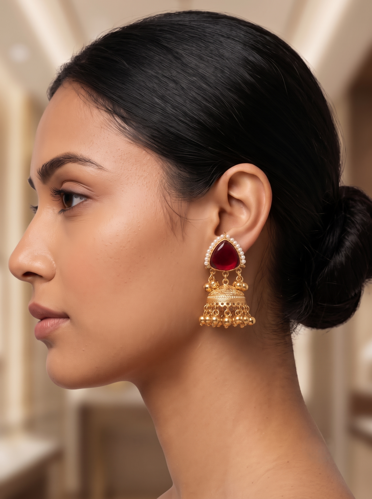 Rajsi Raktika Jhumka