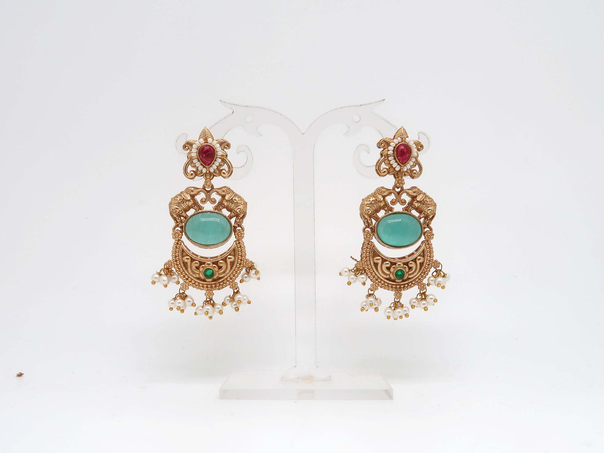Rajsi Gajmukhi Earrings