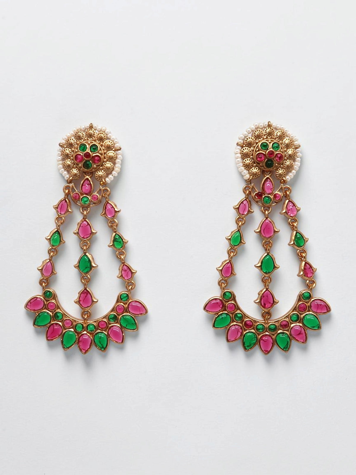Kashmiri Rangoli Long Drops