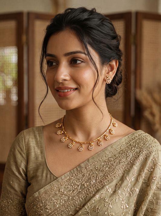 Pushpanjali Necklace Set