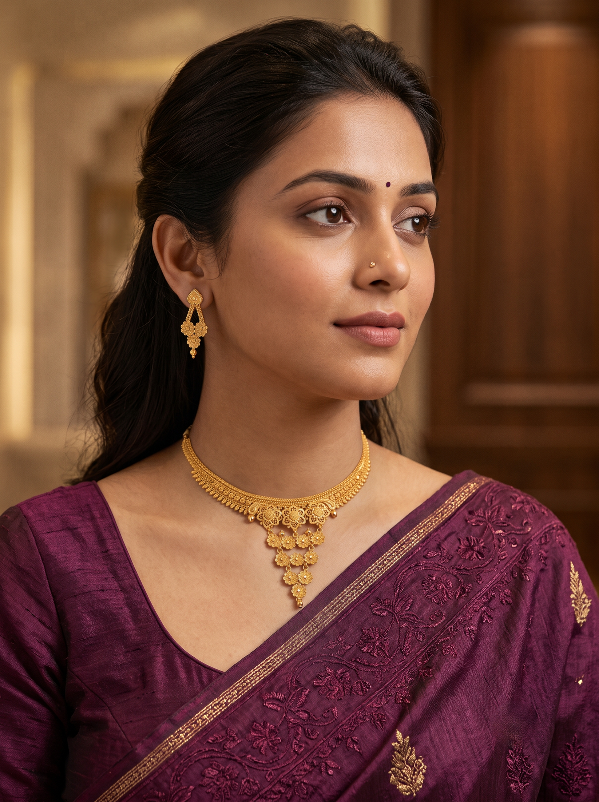 Pushpavali Necklace Set
