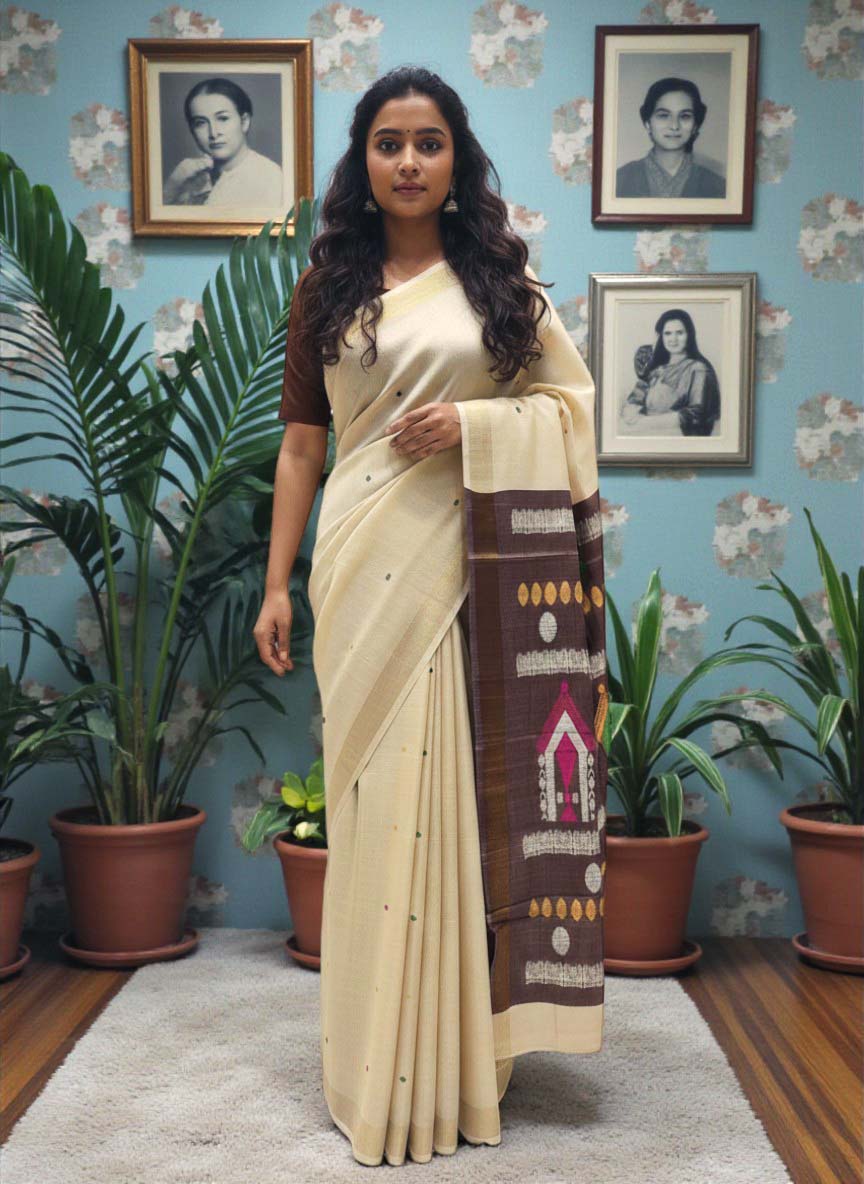 Dolabedi Tussar Silk Saree